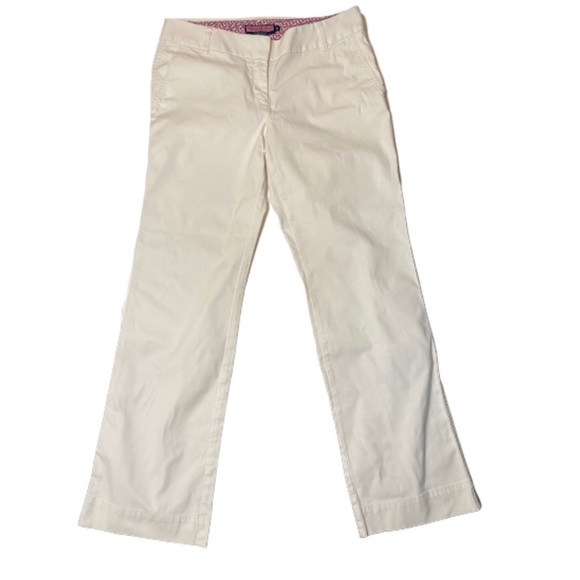 Vineyard Vines White Cotton Trousers - Picture 2 of 6